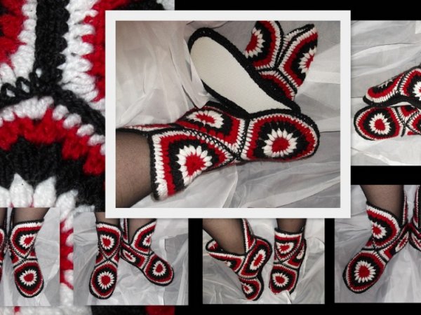 Slippers ,,Puansetias" 3