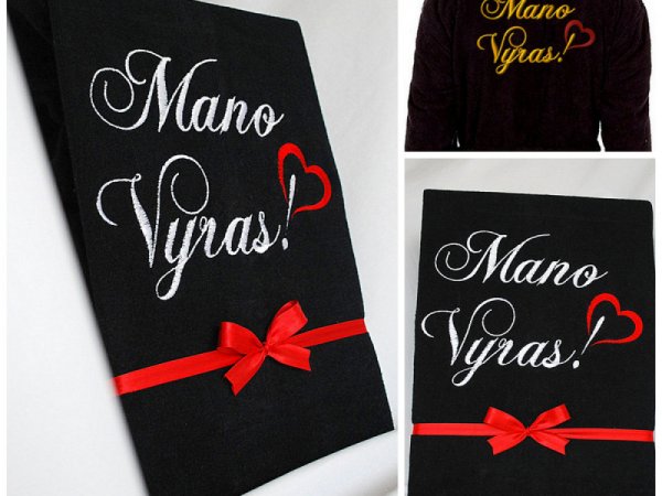 Siuvinėtas chalatas - Mano Vyras! 3