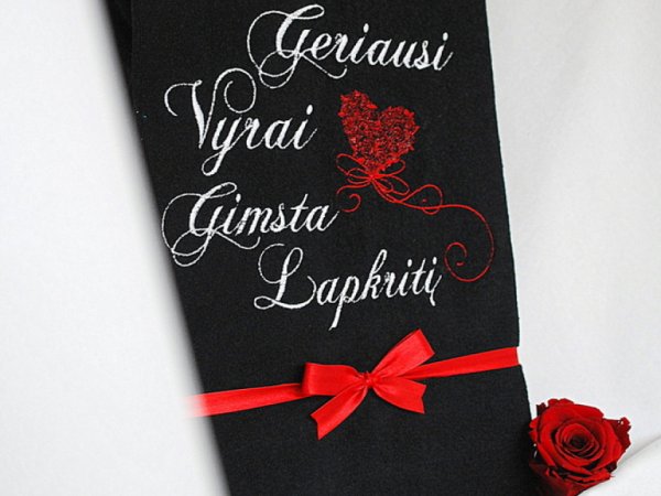 Geriausi Vyrai Gimsta.... ♥ Siuvinėtas chalatas 2