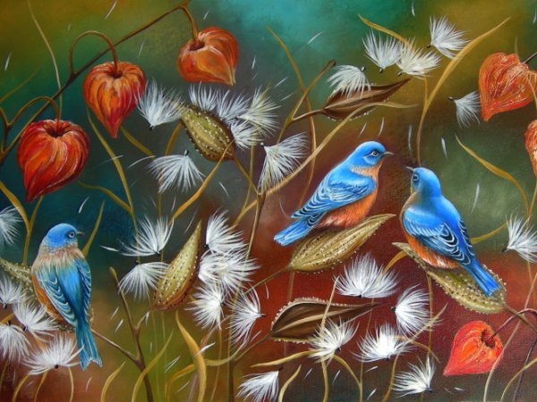 Rudenėjantis vakaras 80x40 - Oil painting