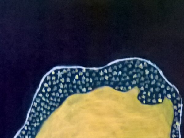 nut goddnes - Acrylic painting