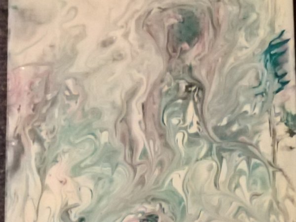 mystic lady - Acrylic painting