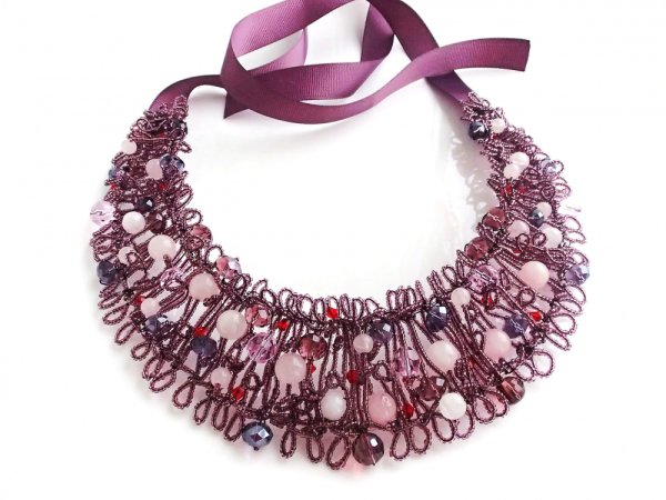 Beer Violet necklace 2