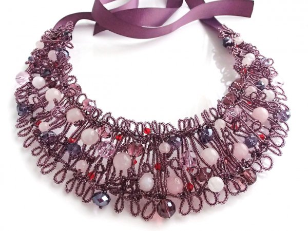 Beer Violet necklace 3