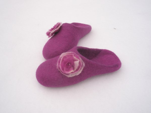 veltinio šlepetės  „purpurinė svajonė" - Shoes & slippers