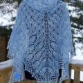 Shawl "Januar Fairy Tale" - Wraps & cloaks - knitwork