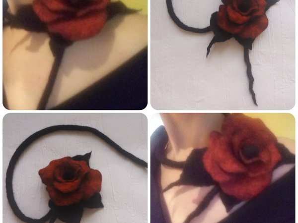 Raudona- Juoda - Necklaces