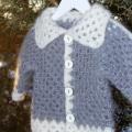 Crochet baby cardigan - Other clothing - needlework