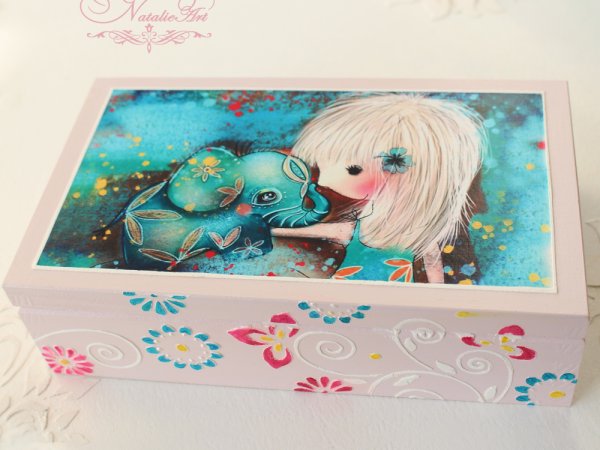 Prisiminimų dėžutė 4 - Decoupage