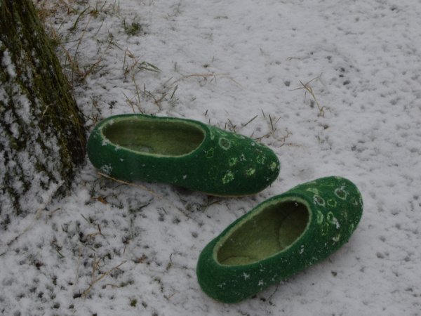 Žaliosios su burbulais - Shoes & slippers