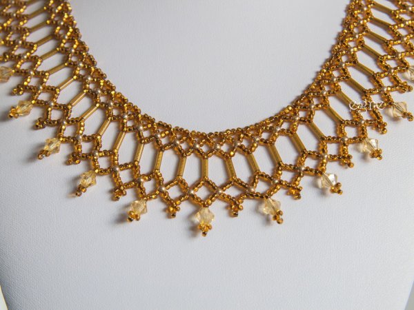 Collar Gold Glitter 3