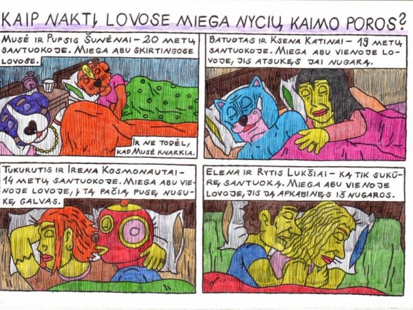 Kaip naktį lovose miega Nycių kaimo poros? - Pictures