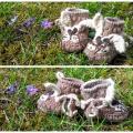 Crochet baby shoes RABBIT - Shoes - needlework