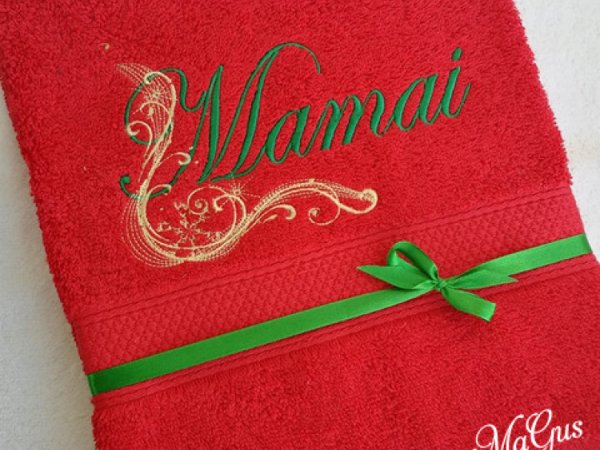 siuvinėtas rankšluostis Mamai - Needlework