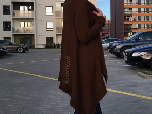 Megztas kardiganas "Šikšnosparnis" 3
