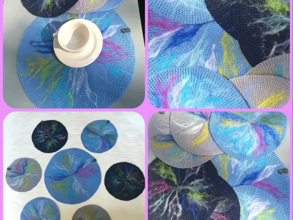 Spalvotas komplektukas - Tablecloths & napkins