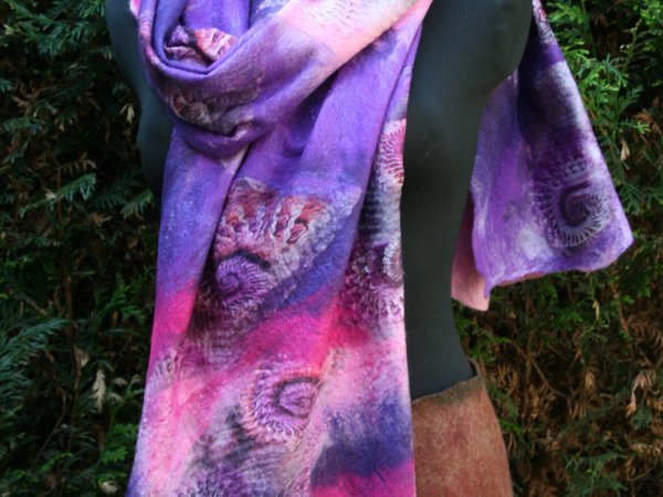 Veltas šalikas ,,JŪROS GELMĖSE ,, - Scarves & shawls