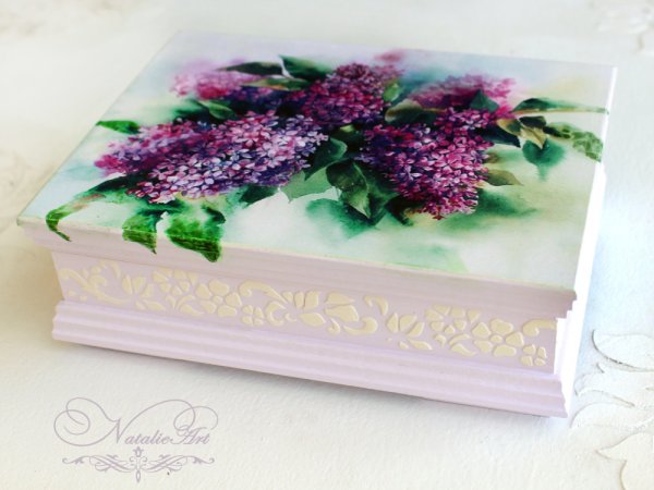 Papuošalų dėžutė - Decoupage