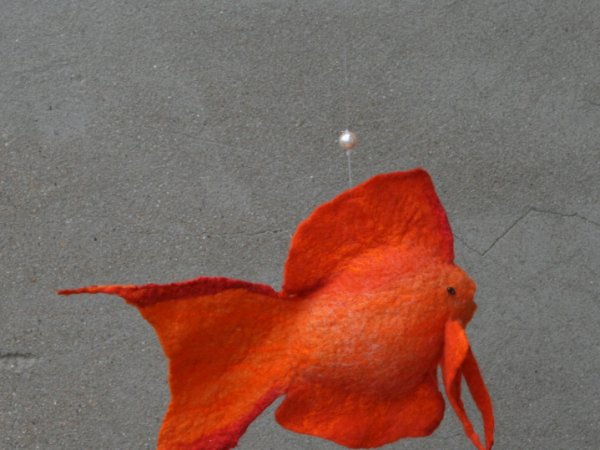 Velta žuvytė,,ORANŽINĖ,, - For interior