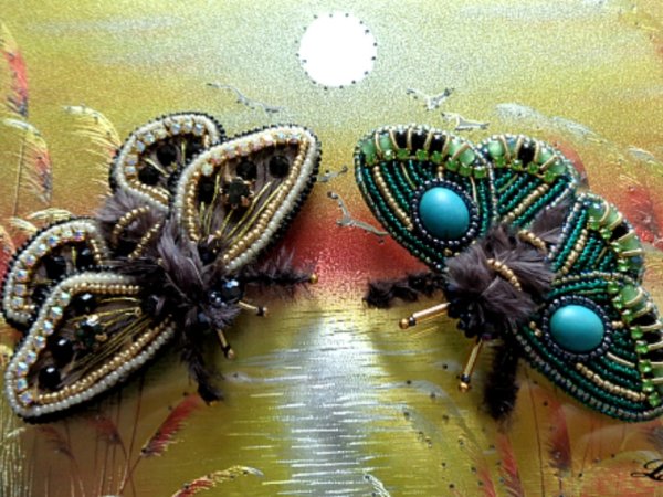 Peteliškės - Brooches