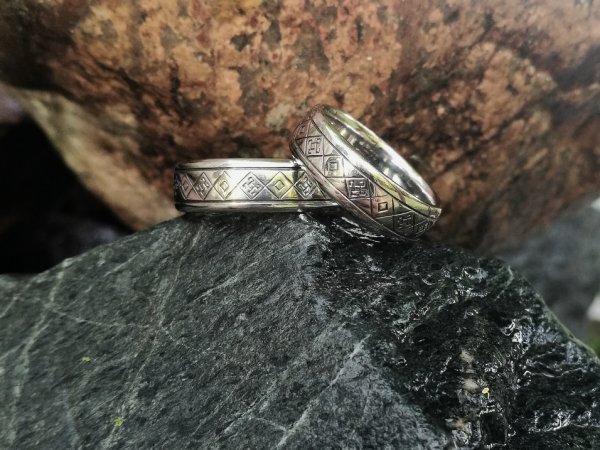 Vestuviniai nerūdijančio plieno žiedai - Metal products