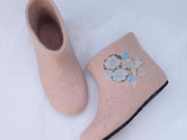 Mėlynos gėlės - Shoes & slippers