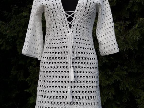 Balta paplūdimio suknelė - Dresses