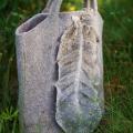 felted grey handbag - Handbags & wallets - felting