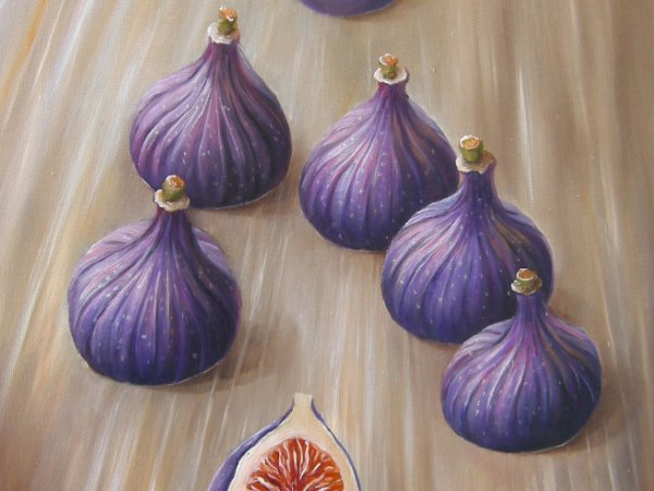 Saldžiosios figos 30x45 - Oil painting
