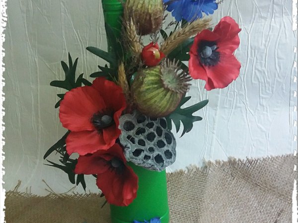 ,, Vasaros spalvos" - Decorated bottles