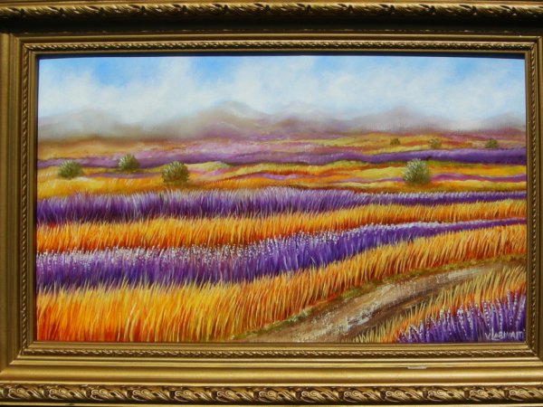 Provanso laukai 50x30 - Oil painting