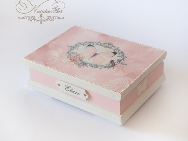 Vardinė dėžutė - Decoupage