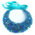 Necklace "Sea breath" - Necklace - beadwork