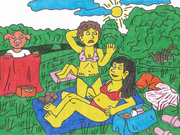 Besideginantieji ant Papyvesio slėnio įkalnės šlaito - Pictures