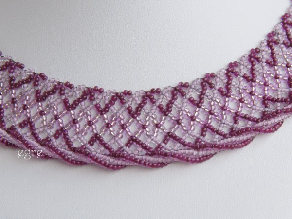 Necklace Raspberry Colors 3