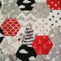 Handmade quilt for a girl 2 - For interior - sewing