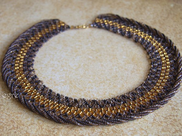 Necklace Latte - Biser