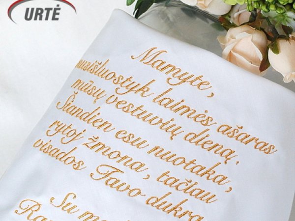 Nosinaitė mamai vestuvių proga - Needlework