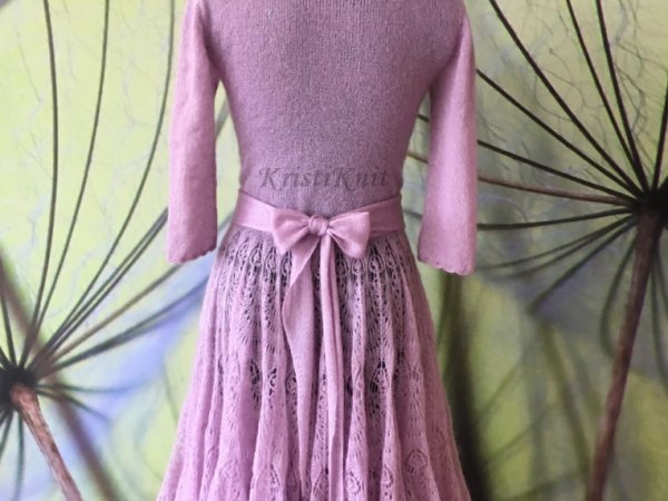 megzta vestuvinė suknelė "Pink" 3