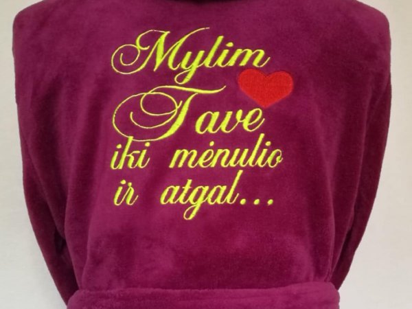Chalatas mylimam žmogui - Needlework
