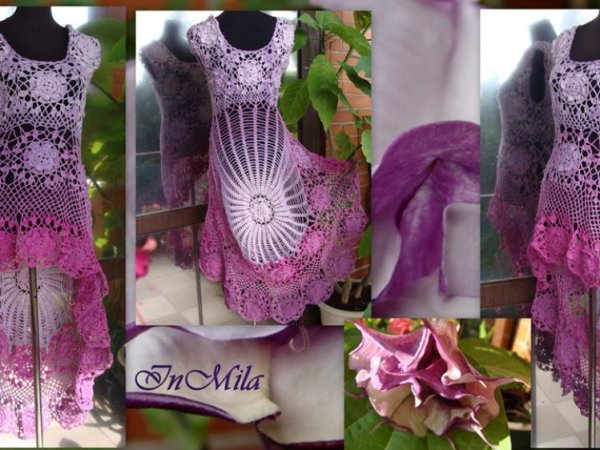 Voro tinklas tarp gėlių :) - Sweaters & jackets