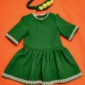 Pea carnival costume for a girls - Other clothing - sewing
