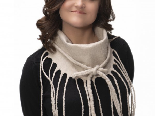 Veltas merino vilnos salikas smelio spalvos - Scarves & shawls