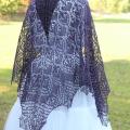 Shawl "Heartiness" - Wraps & cloaks - knitwork