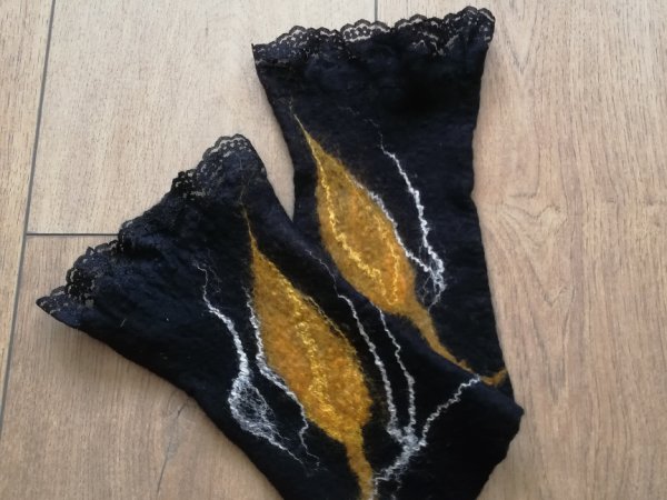 Veltos riešinės "Rudens auksas" - Wristlets