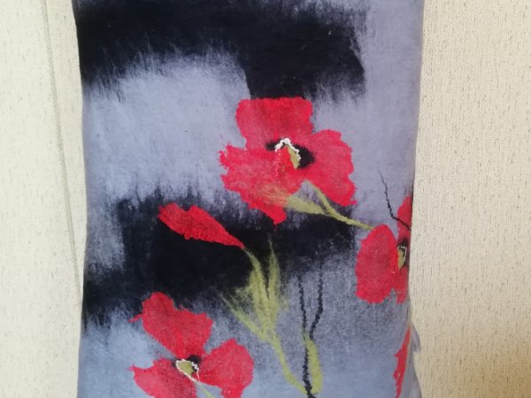 Velta skraistė "Aguonų žydėjimas 2