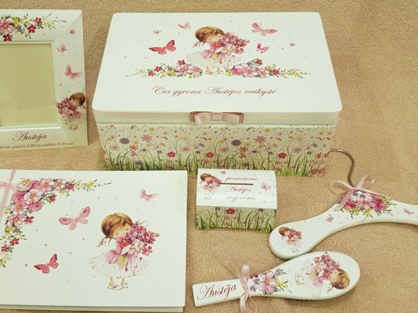 Krikštynų dovanos vaikučiams - Decoupage