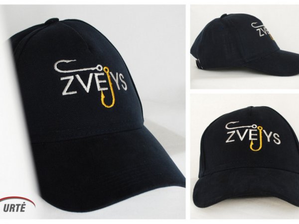 Dovana žvejui - siuvinėta kepurėlė 3