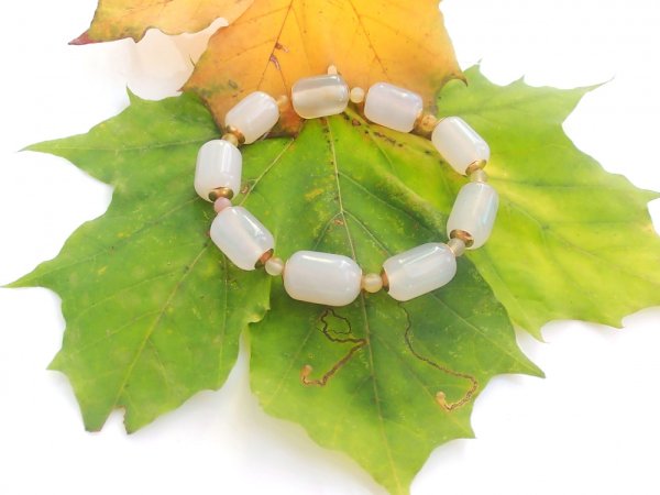 Natural agate bracelet 2