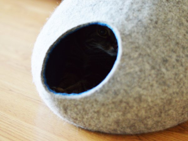 Cat bed made of wool 3